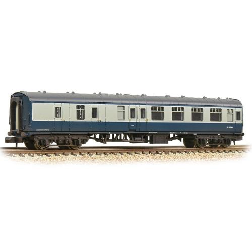 374-188D-Graham Farish-BR Mk1 BSK Brake Second Corridor BR Blue & Grey W